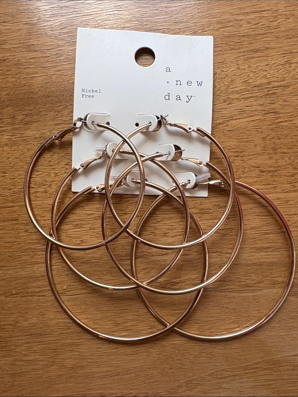 a new day from target  Gold  Hoop Earrings